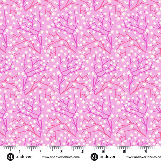 Heart Nouveau - Eye Candy Quilts - Babys Breath - Blush - A1311E