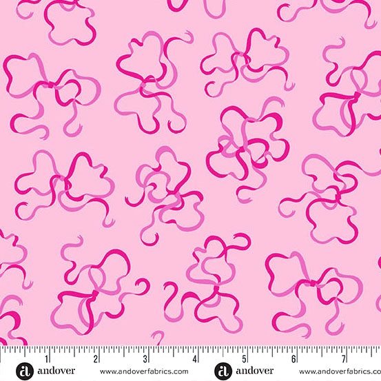 Heart Nouveau - Eye Candy Quilts - Curlicue Bows - Taffy - A1313E