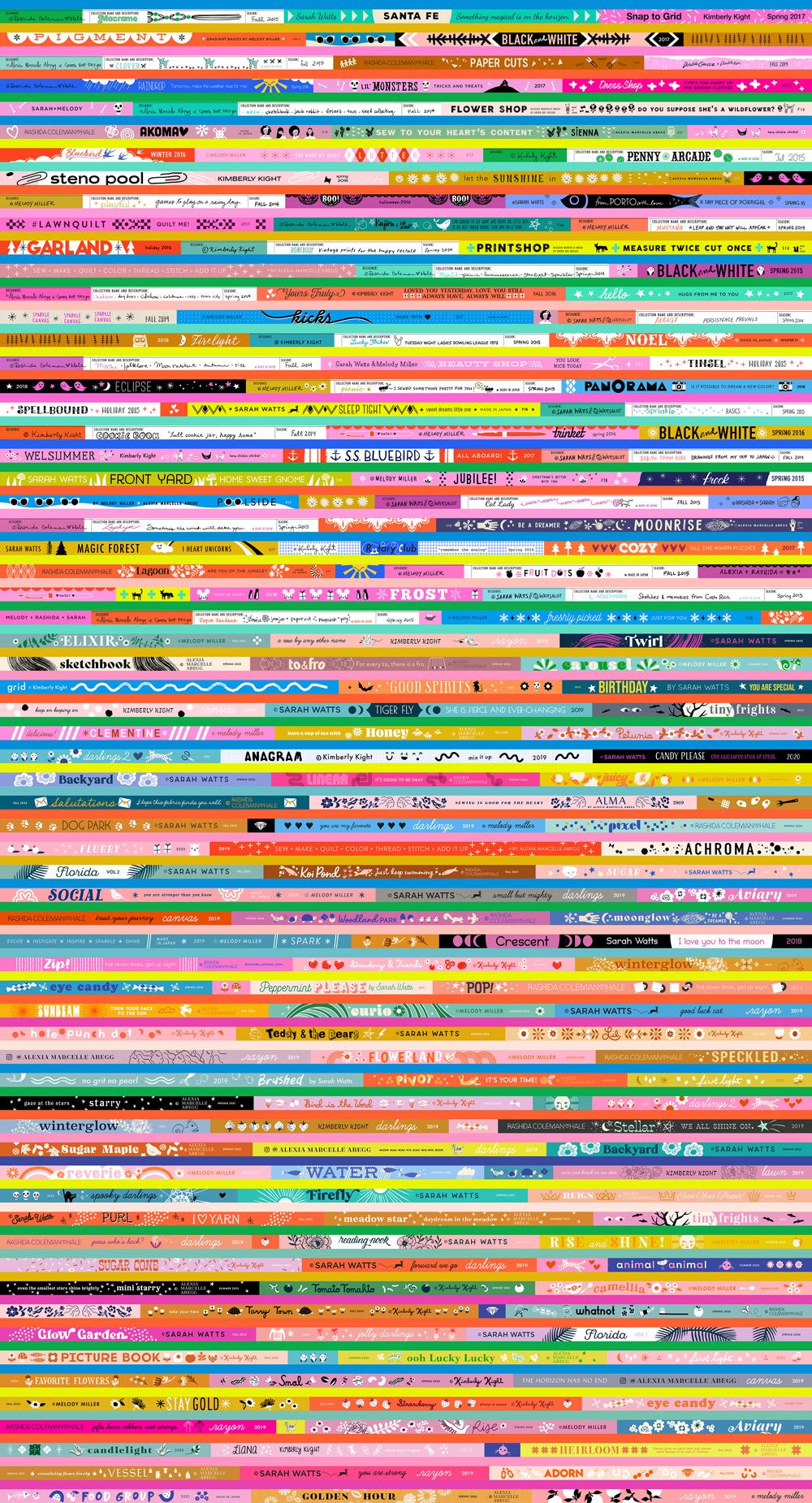 Selvedge Magic Multi - Ruby Star - RS5179.11