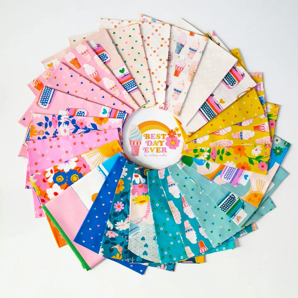 Best Day Ever - Fat Quarter Pack - 23 hand cut fat quarters