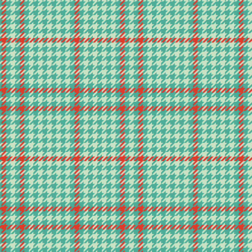 Art Gallery -Christmas in Colour - Holiday Check - Peppermint - CMC-25412
