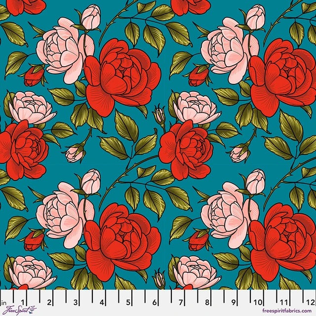 Love Letters - Free Spirit - Club Hauer - Roses are Falling - Teal