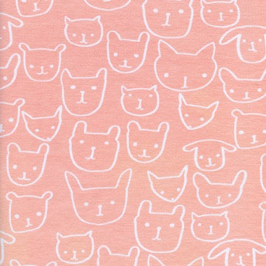 Cotton+Steel - Hello - Hello - Peach