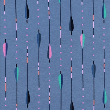 Cotton+Steel - Dress Shop - Arrows - Periwinkle Remy