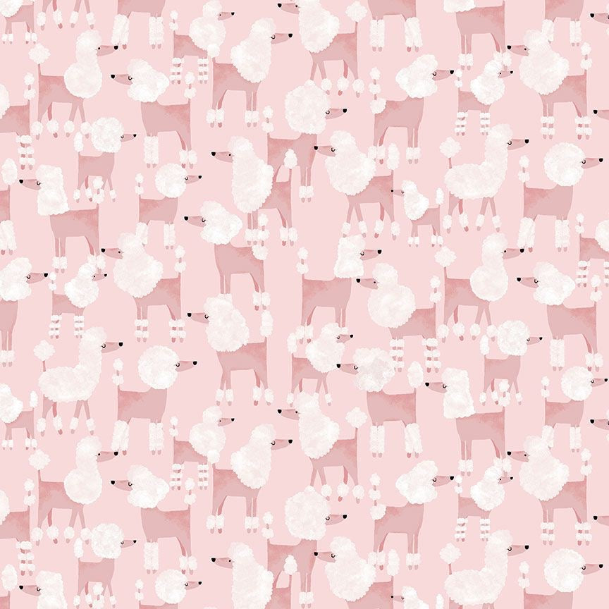 Mutts about you - Dear Stella - Poodles of Fun - Blush - DSD3292BLUSH