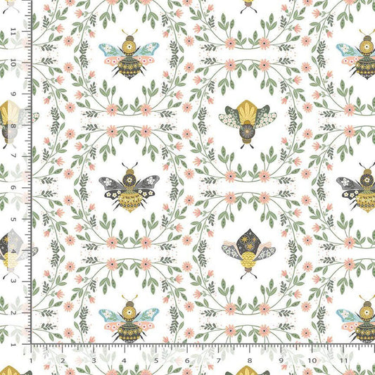 Sting Like a Bee - Dear Stella - T Bee or Not to Bee - White - DSD3281WHITE