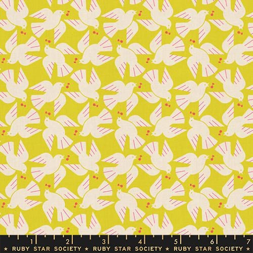 Ruby Star Society - LoFi Linens - Flock Yeah - Citron - RS1131 19CL