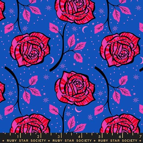 Ruby Star Society - Ink Shop - Ink Rose Florals Flower Novelty Tattoo -Blue Ribbon - RS2139 15