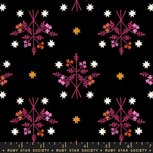 Ruby Star Society - 1800 Calico - Bouquet Florals Retro - Black - RS4171 16