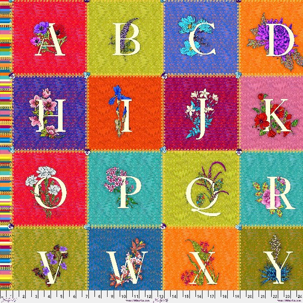 Language of Flowers - Odlie Bailloeul - Alphabet - Panel - PWOB097.PANEL