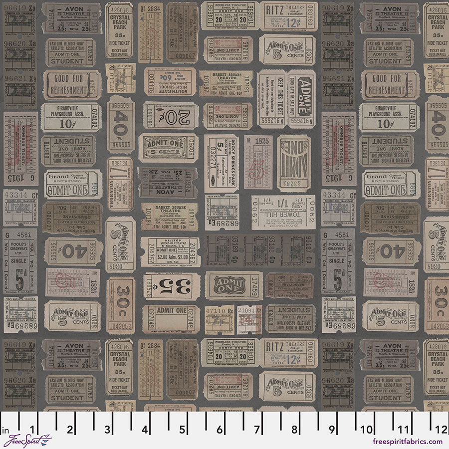 Palette Charcoal Tickets - Tim Holtz - PWTH312.CHARCOAL