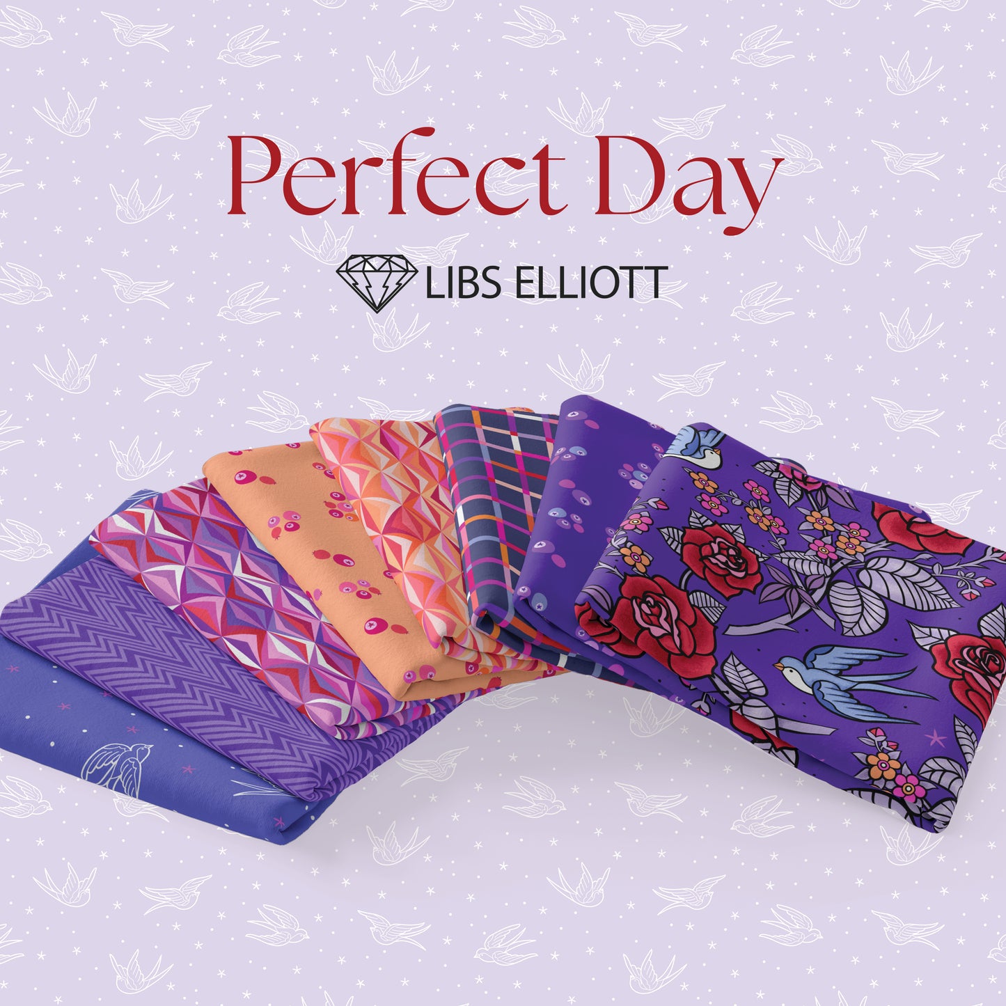 Perfect Day - Libs Elliott - Hand Cut Fat Quarter pack