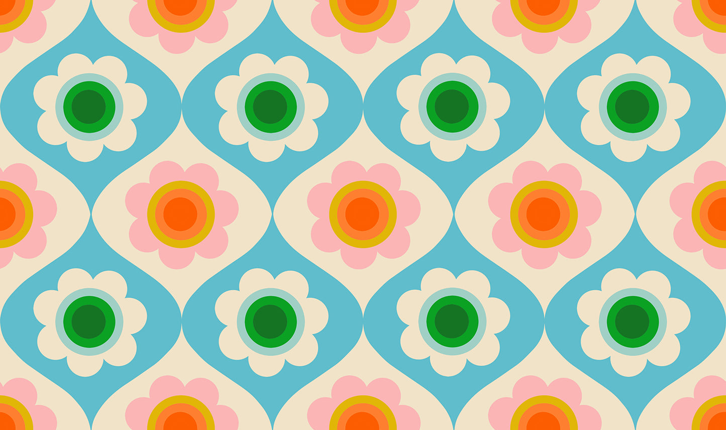 Trinketry - Ruby Star Society- Trinketry Floral - Turquoise - RS0114 18