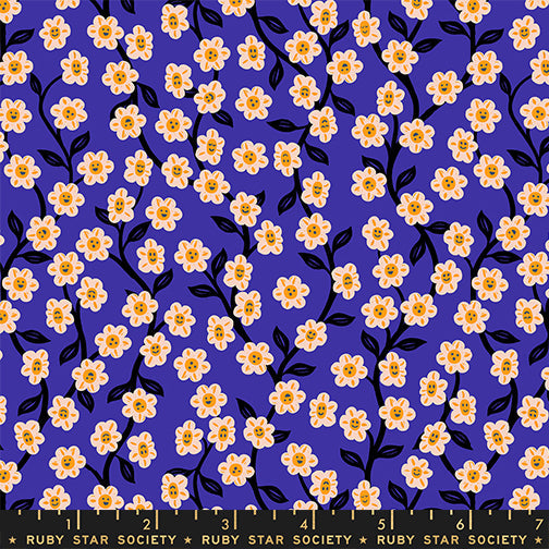 Hello Alice - Chatty Garden - Blacklight - Ruby Star - RS2128.14