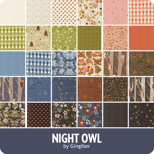 Night Owl-Gingiber- Mini Charm Pack - 48420MC