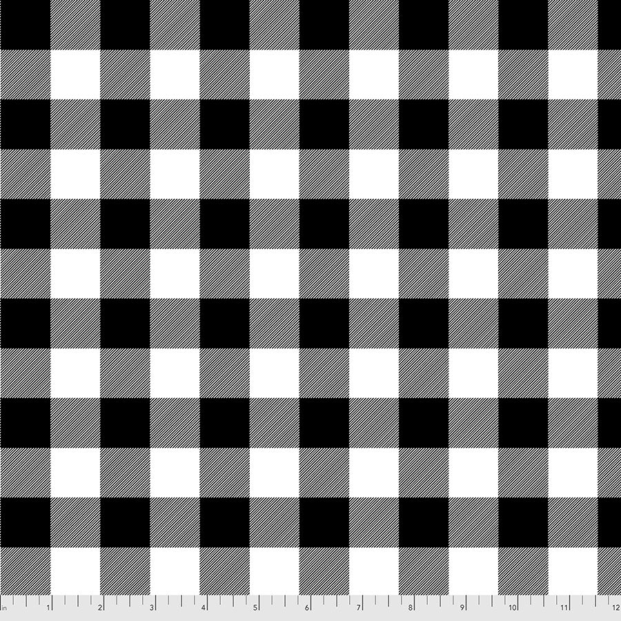 FNTP002.INK, Holiday Homies Flannel, Tula Pink, Check yo' Self, Ink