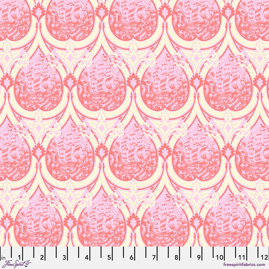 Tula Pink - Parisville (Deja Vu) - Sea of Tears - Melon