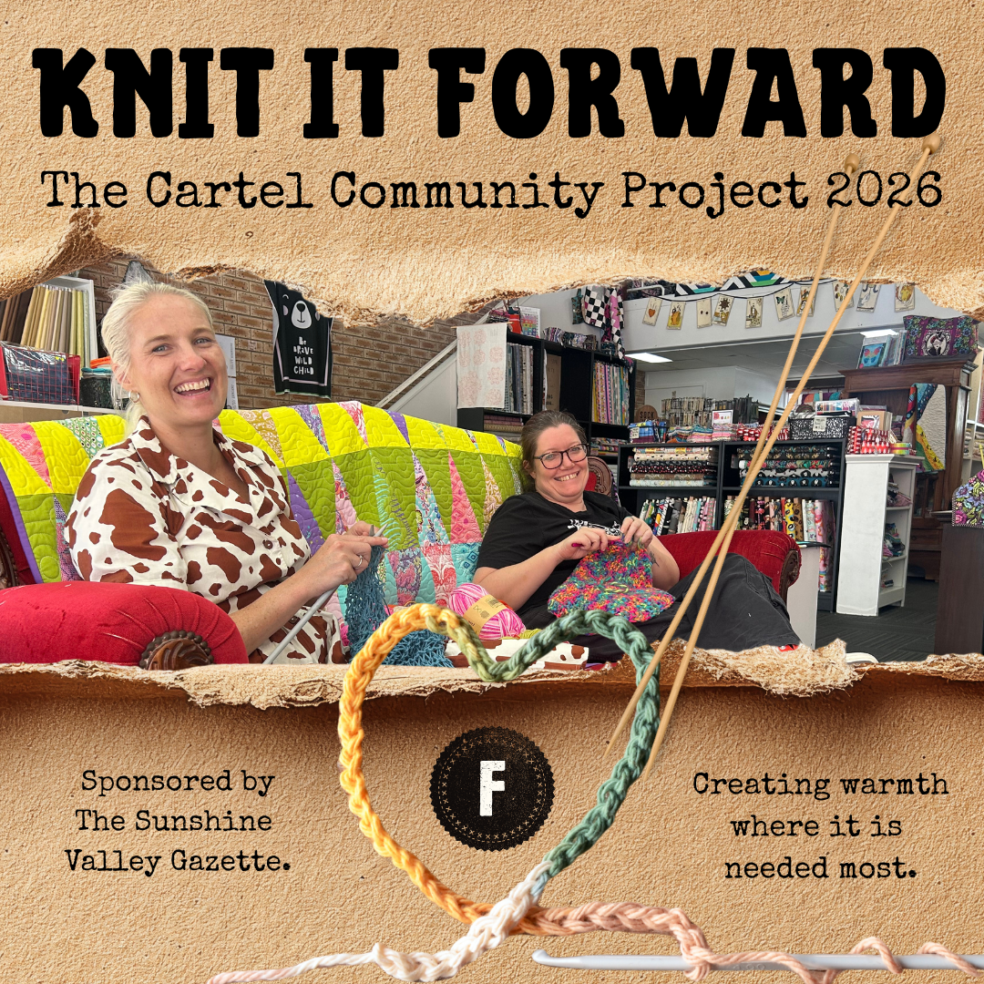 Knit it Forward – The Cartel Community Drive 2026