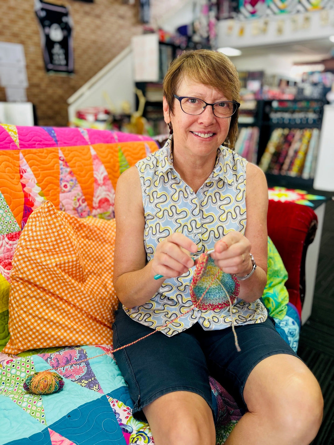 Carteller Karen Lynch joins Knit it Forward 2026