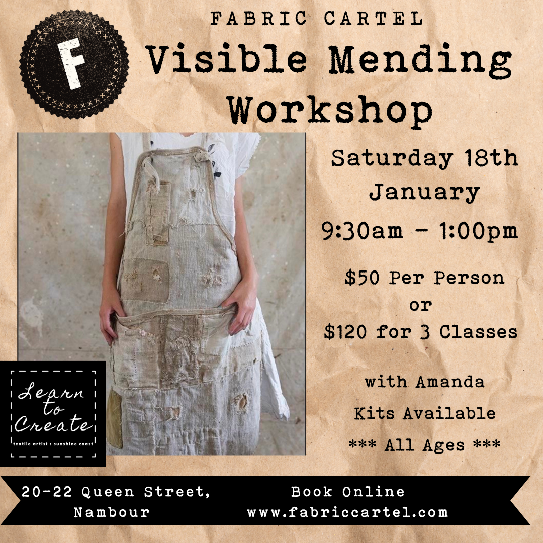 Visible Mending Workshop - Sat. 18th Jan.