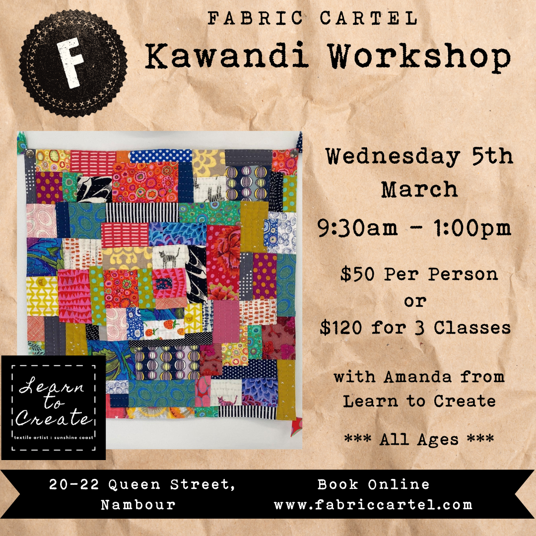 Kawandi Workshop - Wed. 5th Mar.