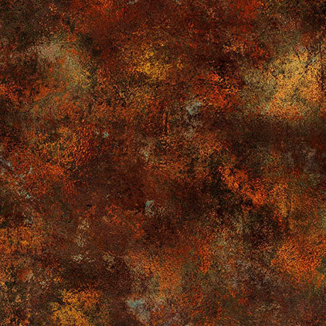 Rust-colored textured pattern with varying shades of brown and orange.