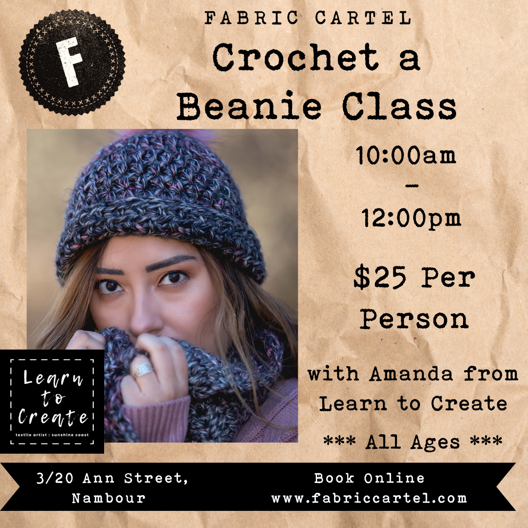 Learn to Crochet a Beanie: Intermediate Crochet Class