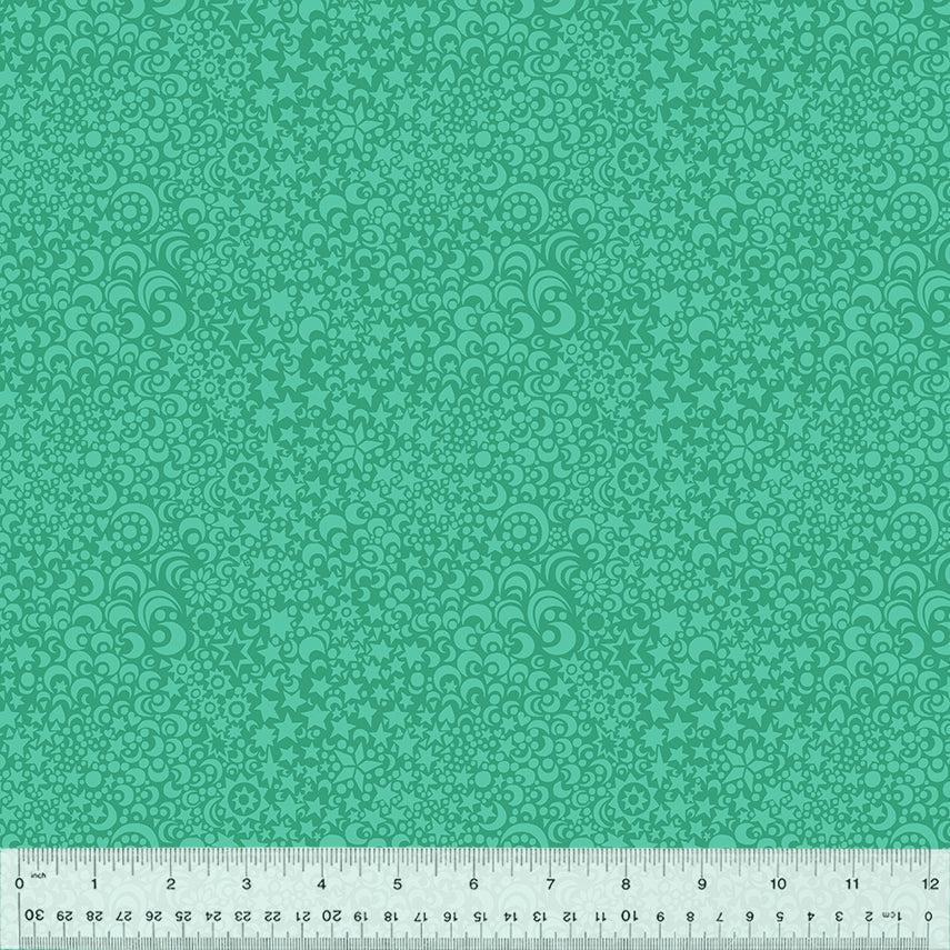 Celeste - Seafoam - Sally Kelly - Windham Fabrics - 53383-18