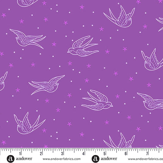 Libs Elliott - Perfect Day - A-10218-P - Swallows Purple