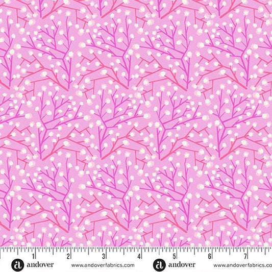 Heart Nouveau - Eye Candy Quilts - Babys Breath - Blush - A1311E