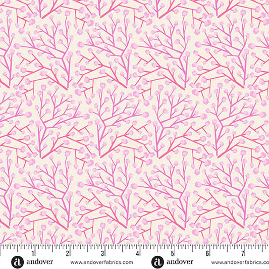 Heart Nouveau - Eye Candy Quilts - Babys Breath - Sugar - A1311L