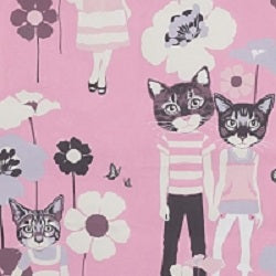 Cool Cats - Alexander Henry - Pink