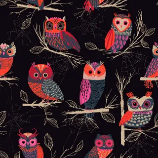 Forest Whispers - Dashwood Studios - Owl - Black