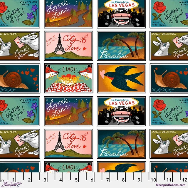 Love Letters - Free Spirit - Club Hauer - Postcards - Multi