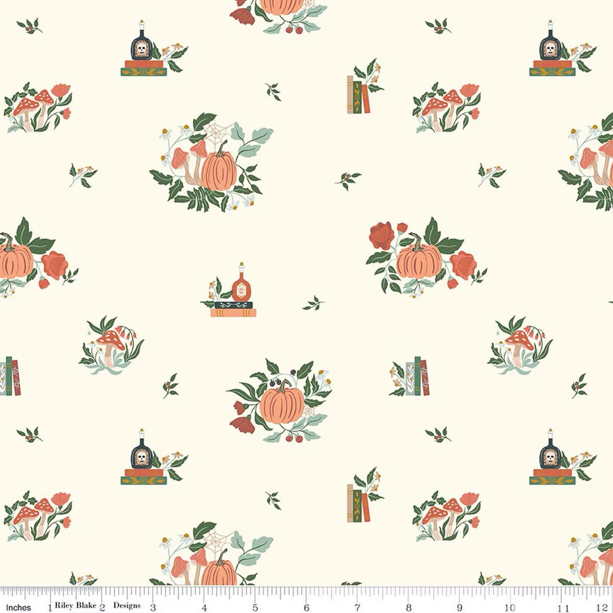 Riley Blake - The Apothecary - Botanicals - Cream - C17551-CREAM