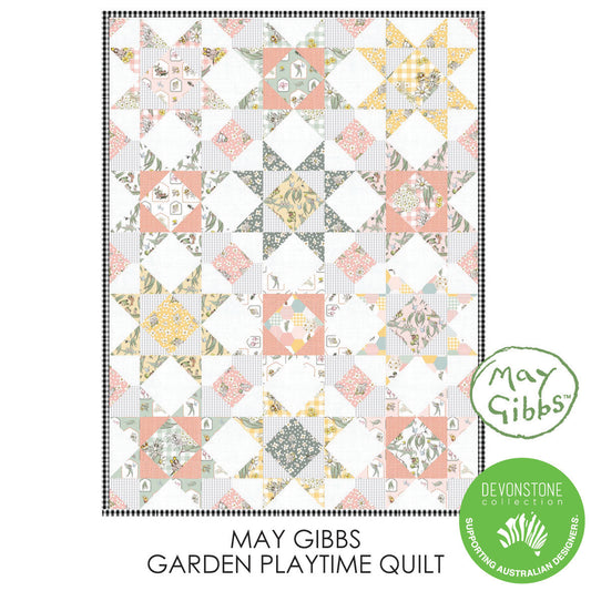 Free Pattern | Garden Playtime Quilt | May Gibbs | Devonstone Collection
