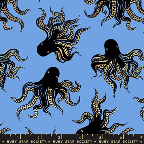Ruby Star Society - Ink Shop - Mystery Food Novelty Octopus  - Lindley Blue - RS2144 20M
