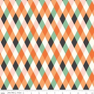 Riley Blake - Frank and Friends - Diamonds - Multi - C17473-Multi