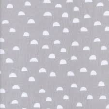Cotton+Steel - Dress Shop - Moons - Fog