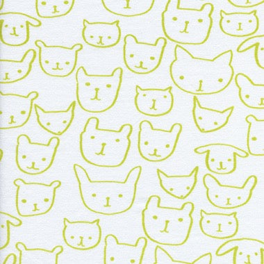 Cotton+Steel - Hello - Hello - Citron