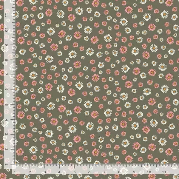 Moon Garden - Dear Stella - Flower Power - Dill - DSD3343DILL