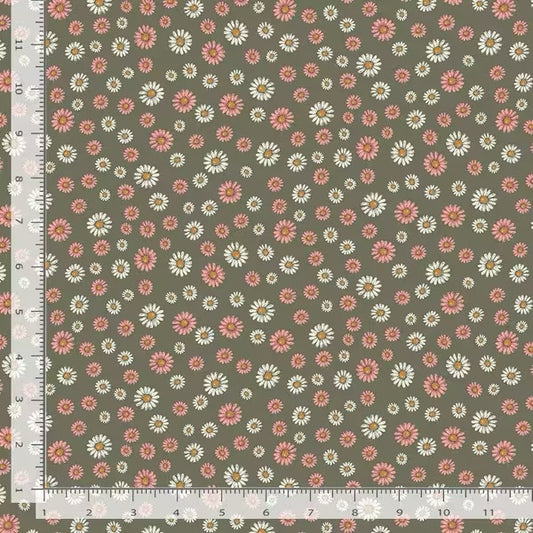 Moon Garden - Dear Stella - Flower Power - Dill - DSD3343DILL