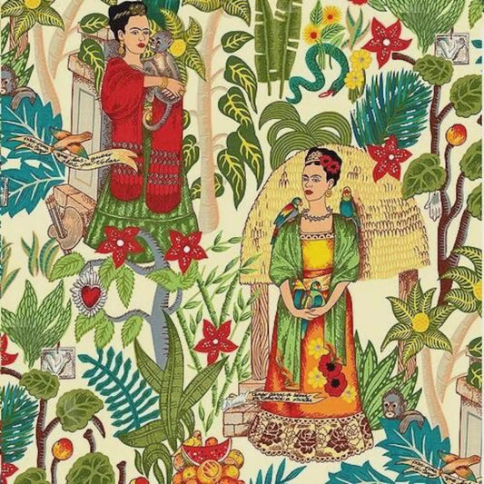 Alexander Henry Fabrics - Frida’s Garden - Ivory - (6752A)