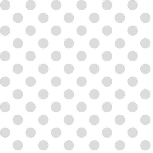 Kimberbell Basics | Dots  | White on White  | MAS8216-WW