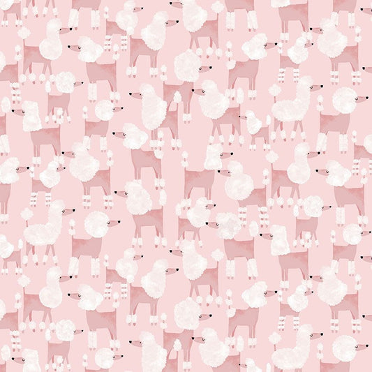 Mutts about you - Dear Stella - Poodles of Fun - Blush - DSD3292BLUSH