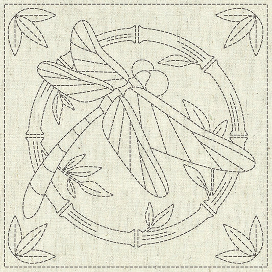 Sashiko Panel - Summertime - QH Textiles
