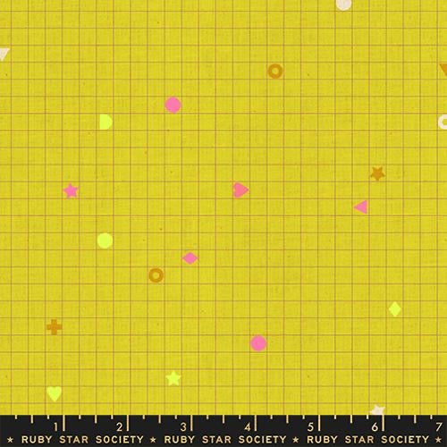 Ruby Star Society - LoFi Linens  - Power Grid - Citron - RS1135 13CL