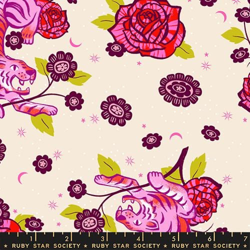 Ruby Star Society - Ink Shop - Tiger Rose Novelty Flower Tattoo Big Cat Tiger - Shell - RS2143 11