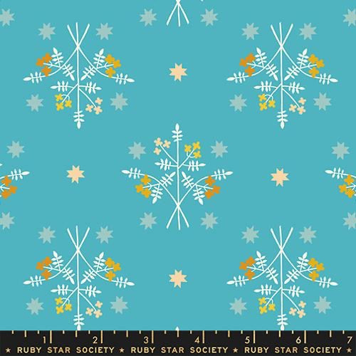Ruby Star Society - 1800 Calico - Bouquet Florals Retro - Light Blue - RS4171 15