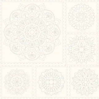 Sashiko Panel - Mandala - Devonstone